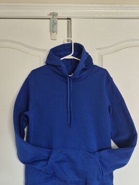 Men's Crewneck Hoodie Sweatshirt - Royal Blue